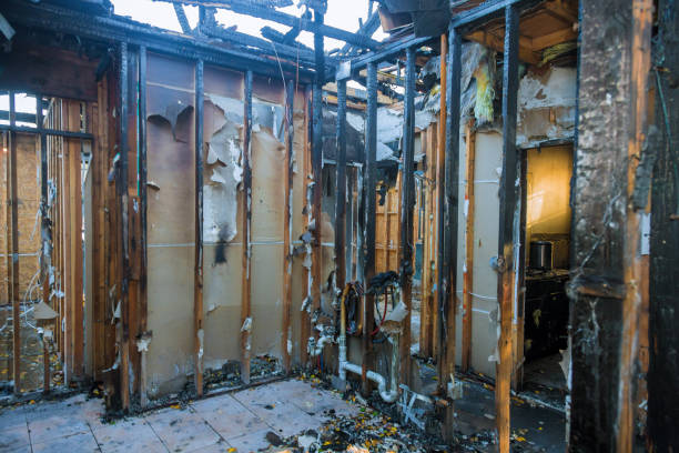 Professional Fire Damage Repair technician working in Addison, IL